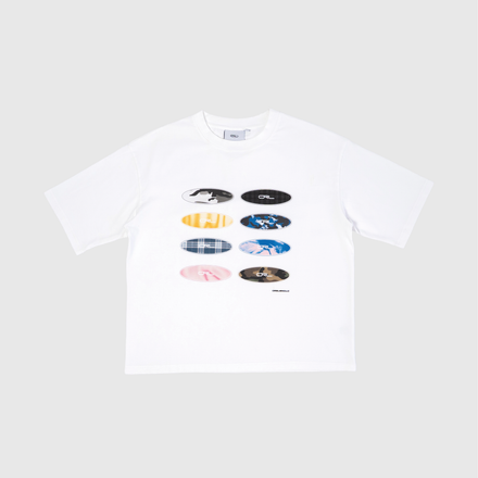Mixed Pattern Tee